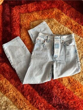 Levi's Light Blue Women's Straight Jeans